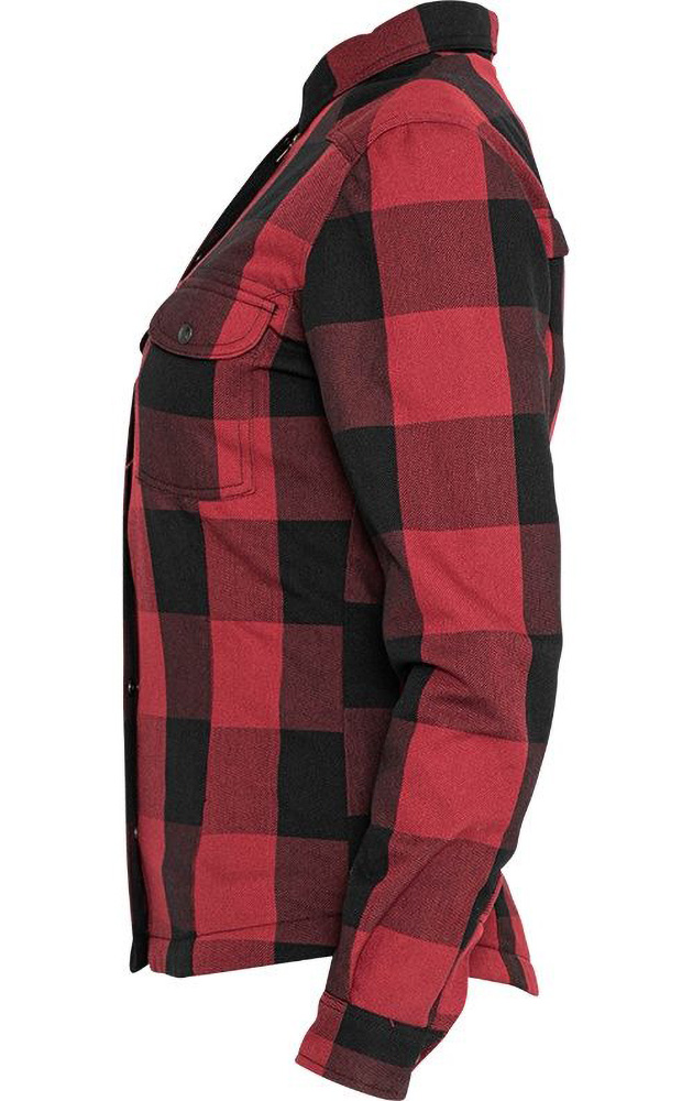 JohnDoeDamenMotorradHemdMotoshirtWomenBlackRed