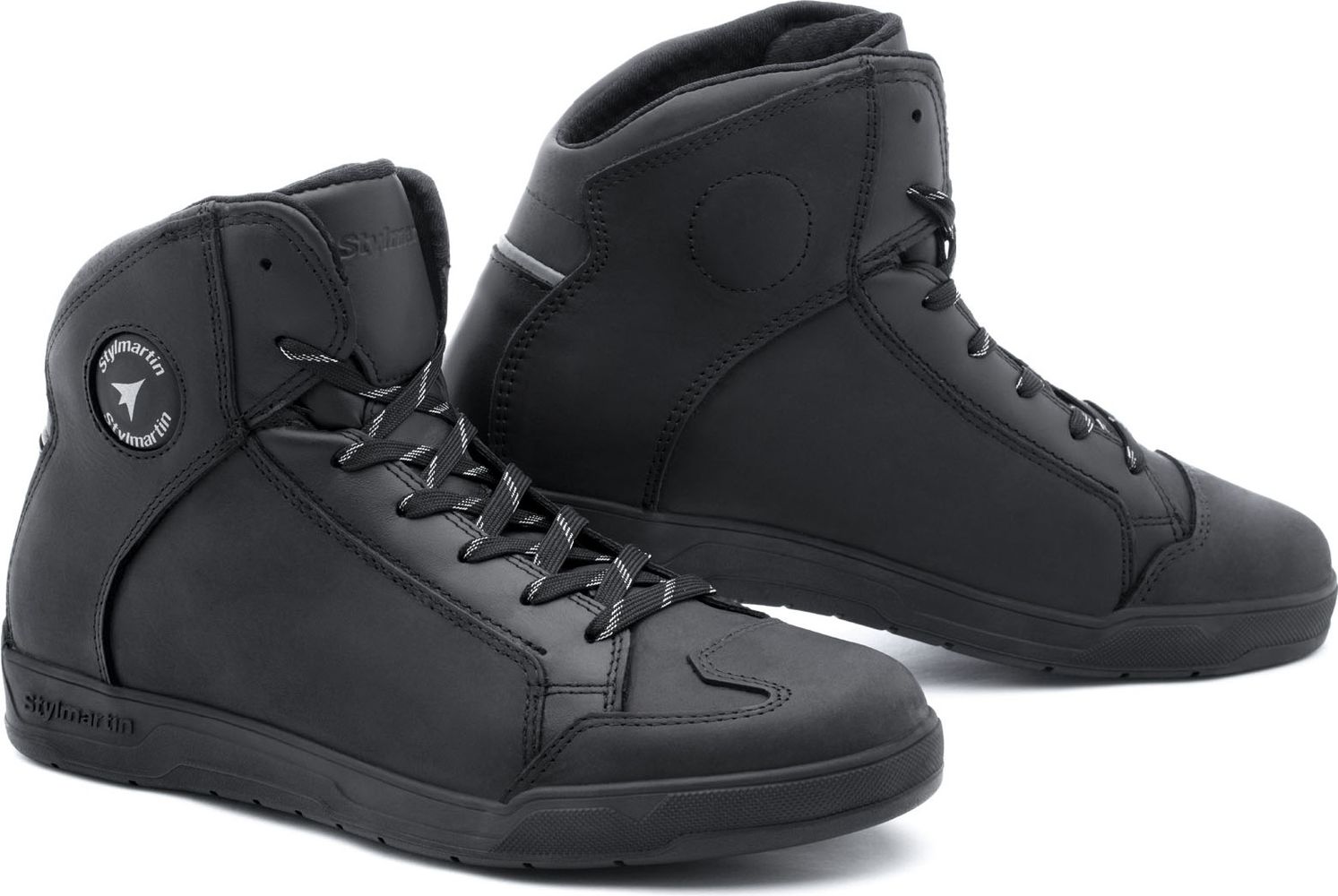 StylmartinMotorradSchuhMattWPBlack