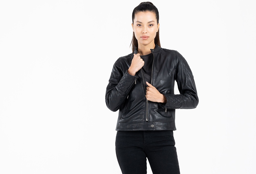 JohnDoeDamenMotorradLederjackeWomenLeatherJacketAdinaJLE8001