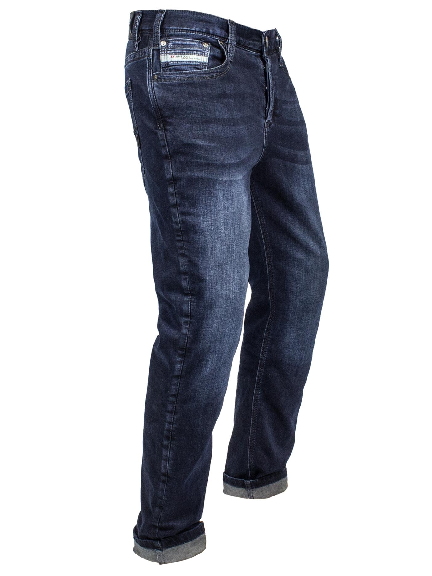 JohnDoeMotorradHoseJeansDenimJeansDarkBlue-L32-W31