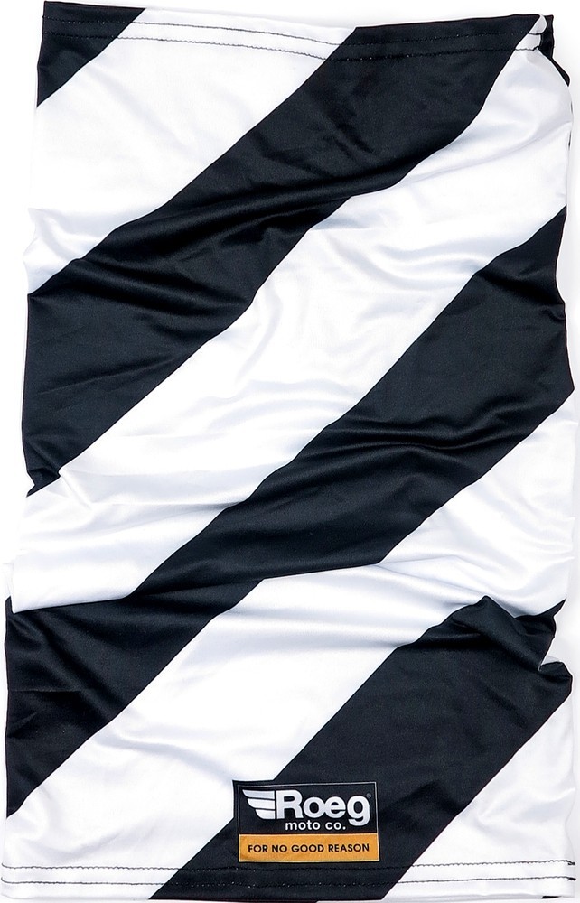 RoegSchlauchschalStripedTunnelOffwhiteBlack
