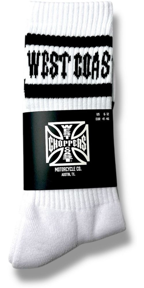 WCCWestCoastChoppersSockenOgCrewSockWCCSK004WT