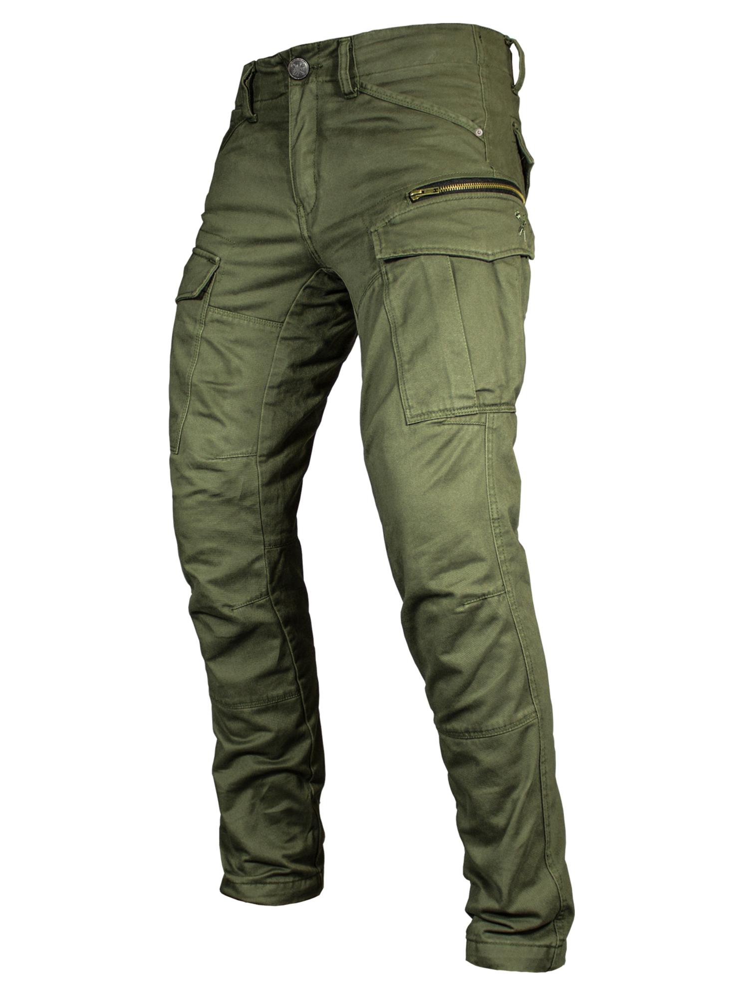 JohnDoeMotorradHosePantsStrokerOlive-W25-L32-XTM