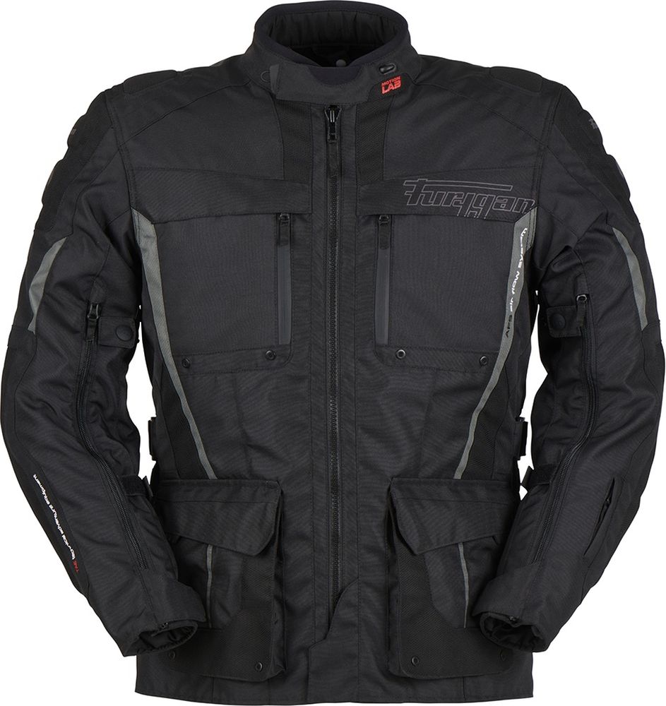 FuryganMotorradJacke6456-127JacketBrevent3En165004Black-Grey-3XL