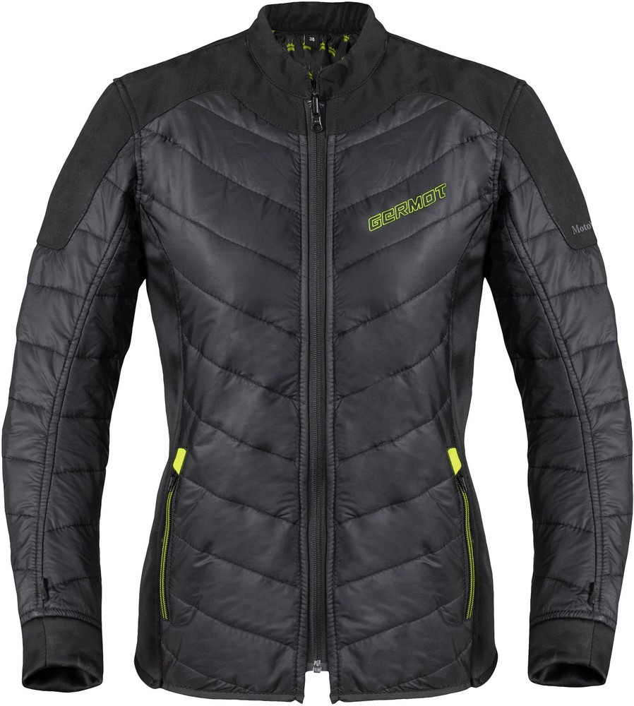 GermotMotorradTextiljackeMotoQueenDamenSchwarzGelb