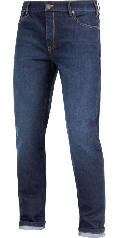 JohnDoeMotorradHoseMonolayerPioneerMonoDarkBlue-W31-L32