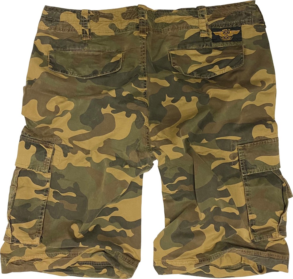 WCCWestCoastChoppersCargoShortCFL-VintageWoodlandCamo-XXL