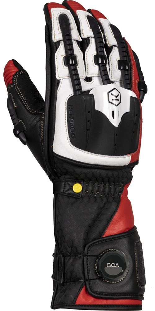 KnoxMotorradHandschuhGlovesHandroidMk569404Black-Red-S