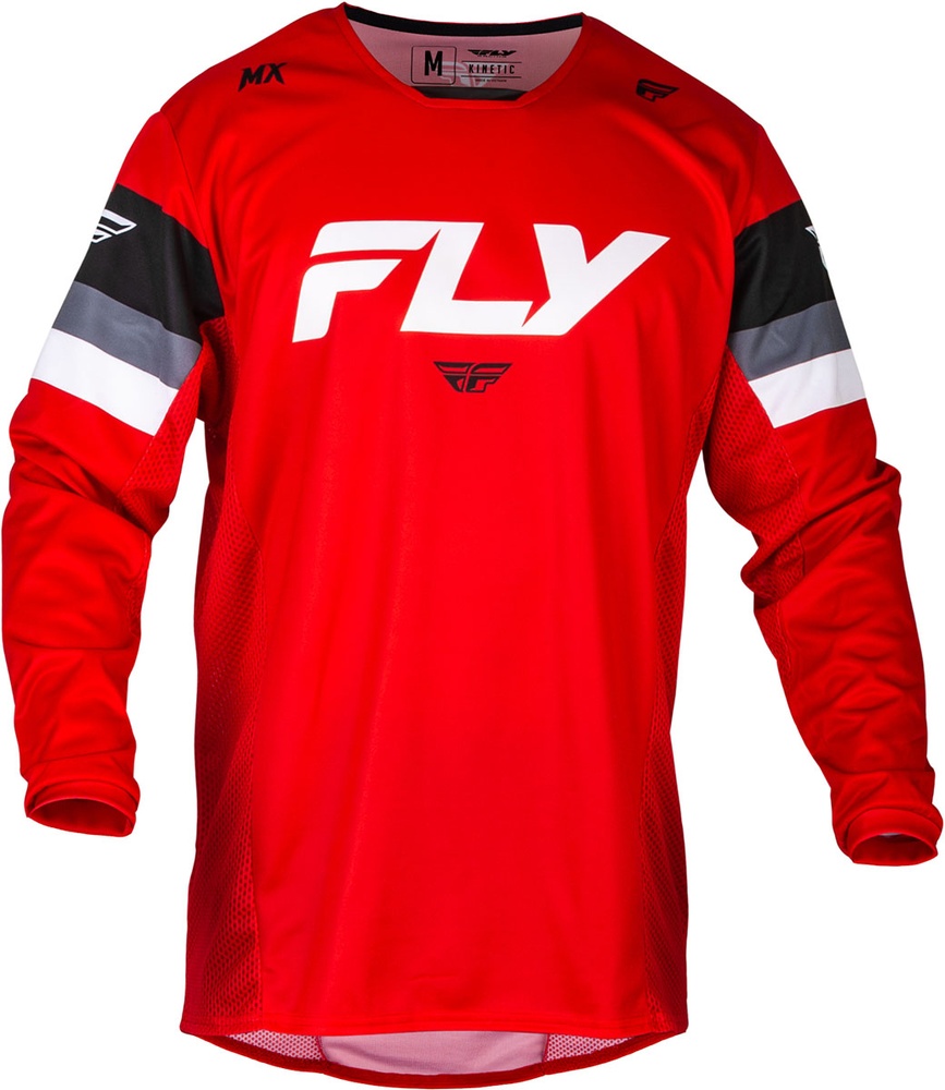 FlyRacingOffroadShirtMX-JerseyKinetic70211PrixRed-Grey-White-S