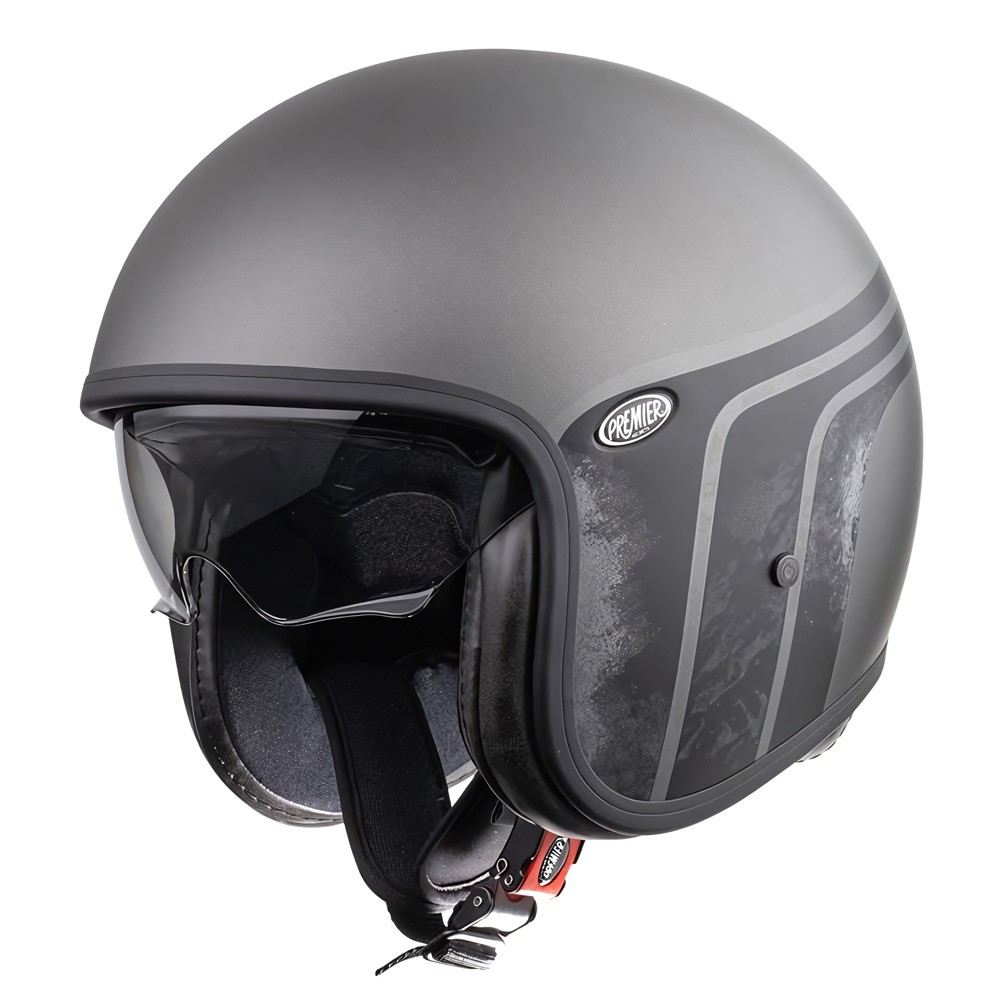 PremierRetroJethelmVintageEvoBTR17BMGreyMatt