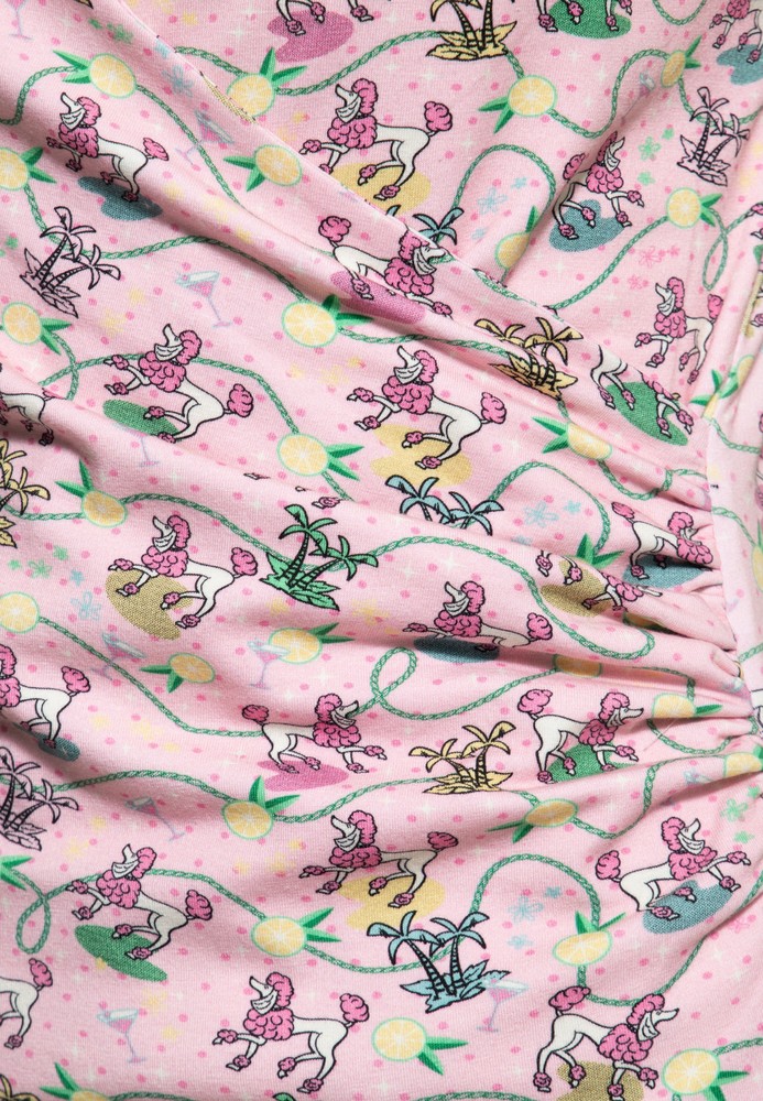 QueenKerosinDamenBlusentopPink