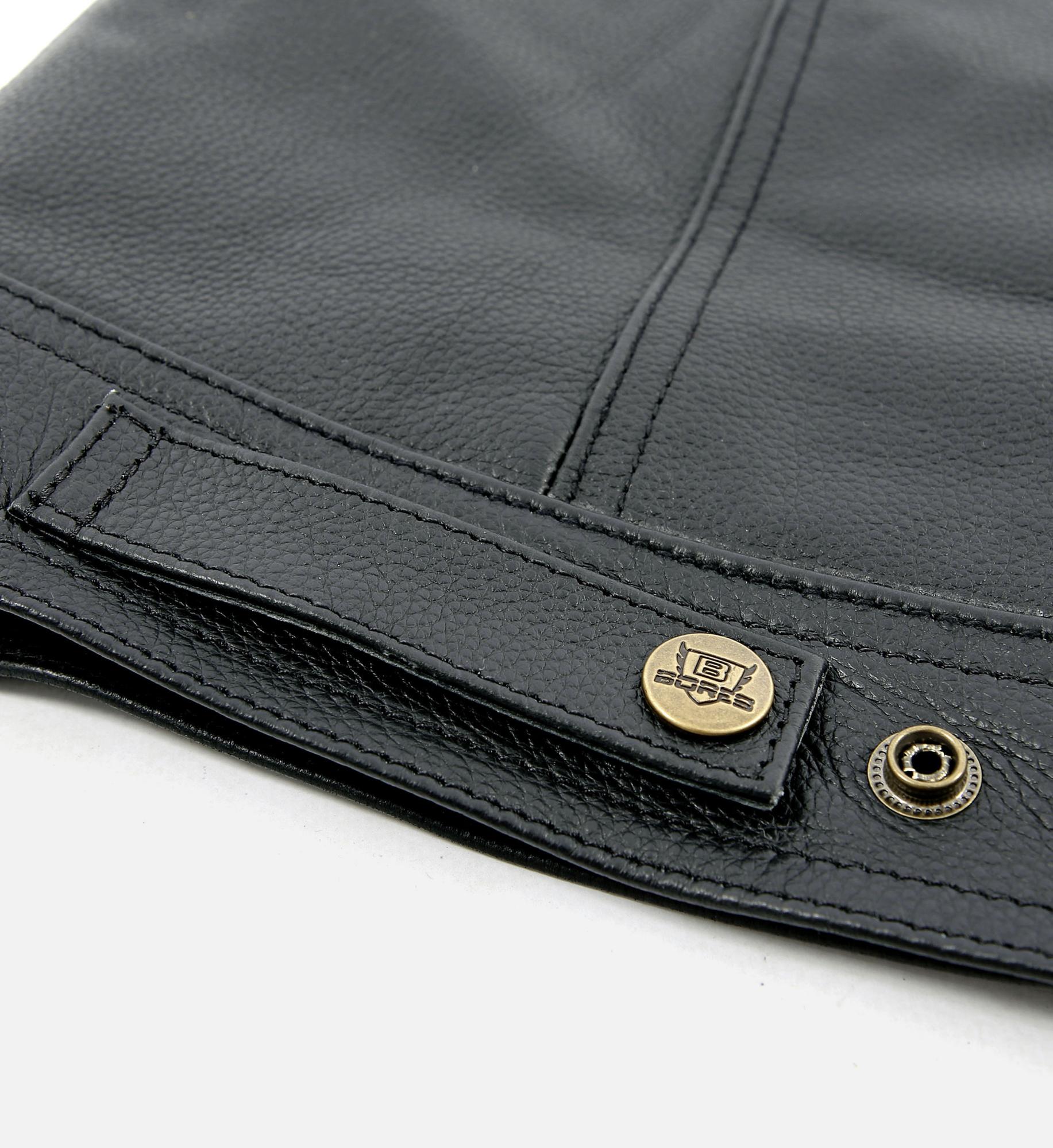 BoresWesteSunride6LederwesteJeans-OptikBlack-6XL