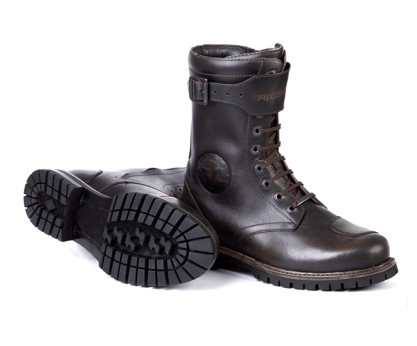 StylmartinMotorradSchuheRocketSchuheBrown
