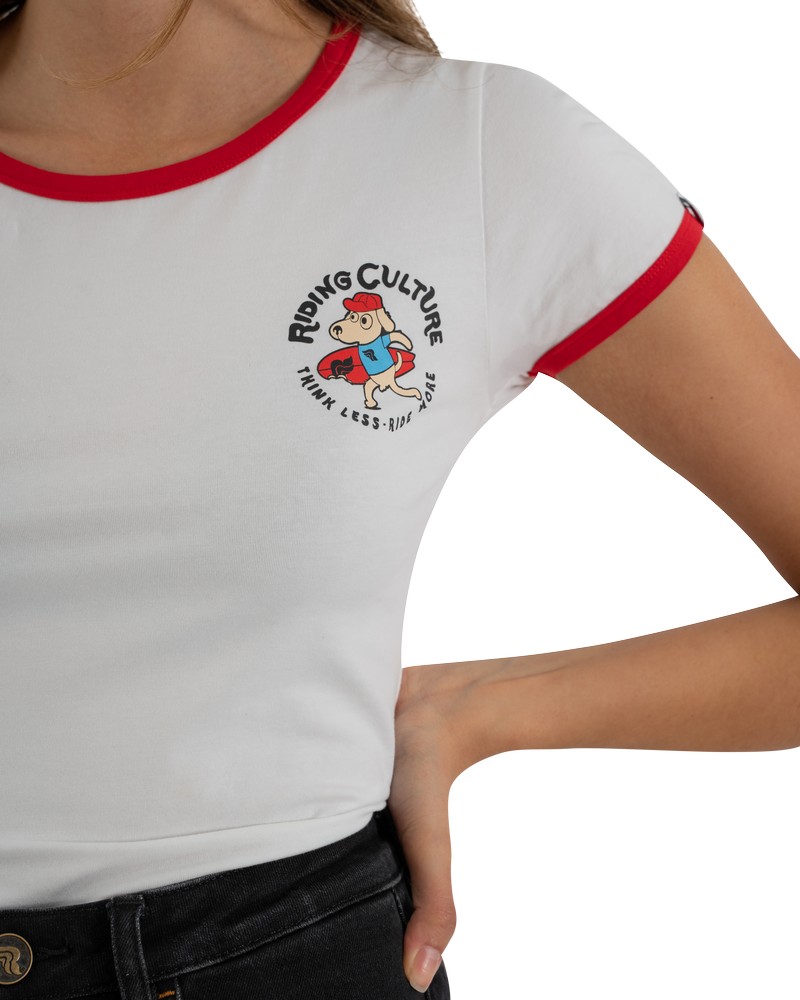 RidingCulturebyRokkerDamenShirtSunriseLadyWhite