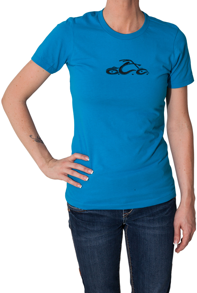 OCCOrangeCountyChoppersFemaleShirtClassicSwordBlue