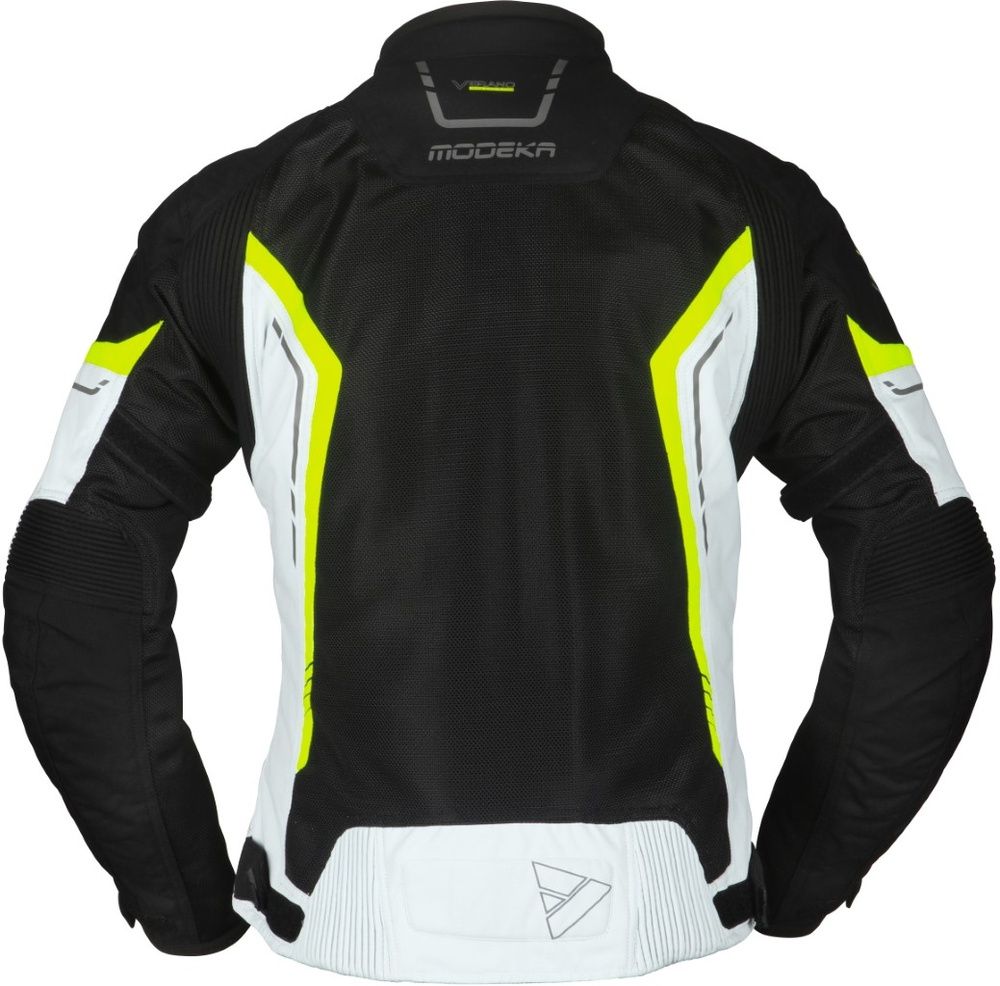 ModekaDamenMotorradJackeKhaoAirLady084242SchwarzHellgrauGelb-34