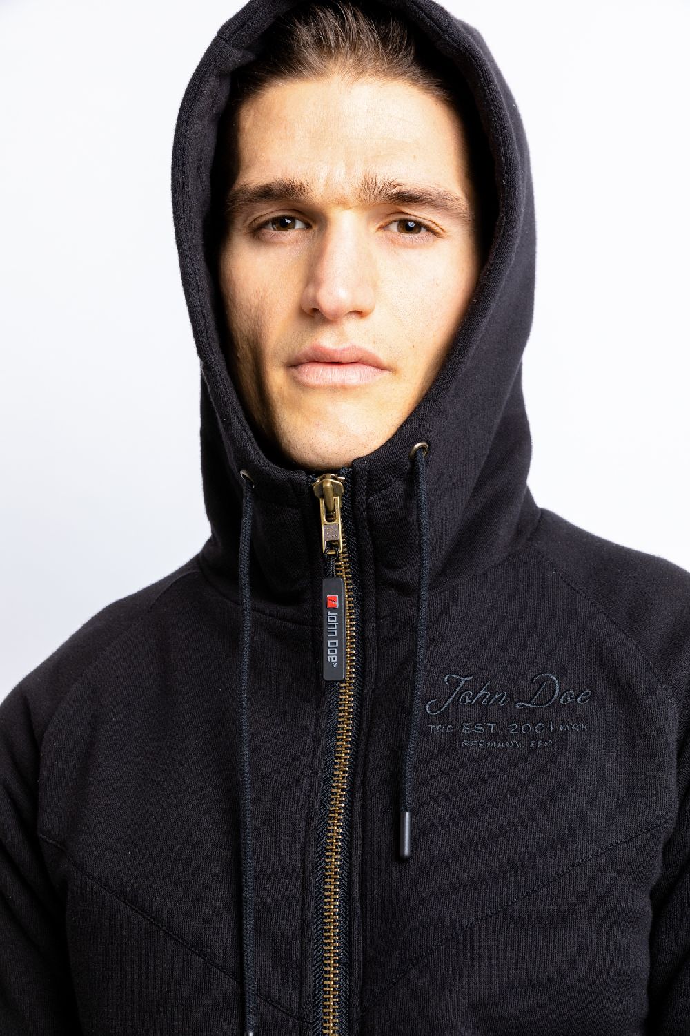 JohnDoeMotorradHoodieXTMHoodieV2Black-XXL