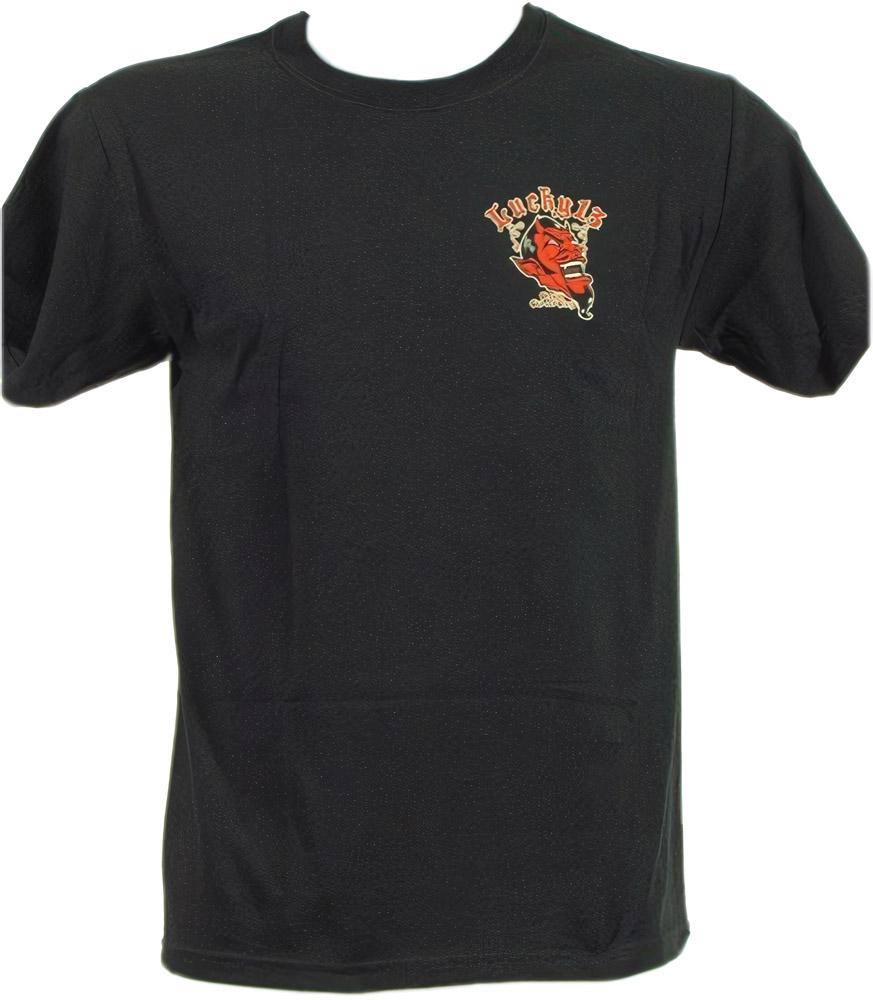 Lucky13T-ShirtGreaseGasGloryBlack