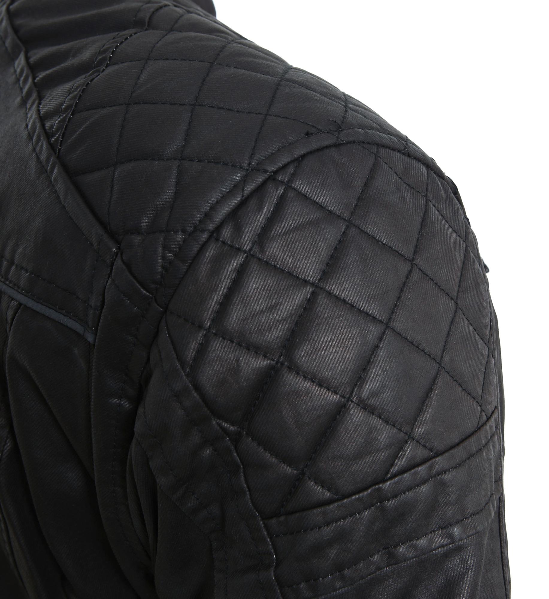 BoresJacketAlfredoHerrenWachsjackekurzBlack