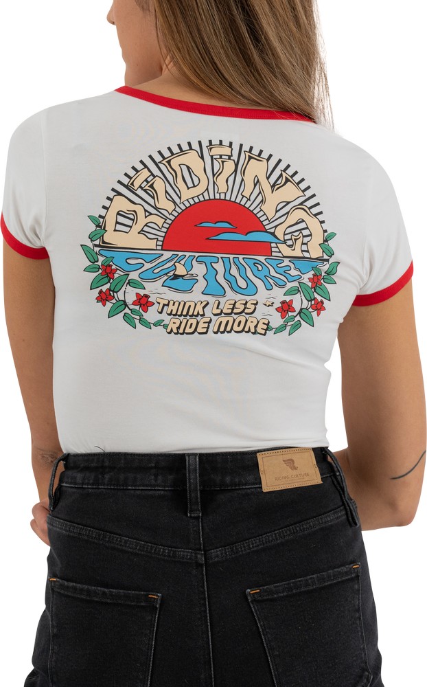 RidingCulturebyRokkerDamenShirtSunriseLadyWhite