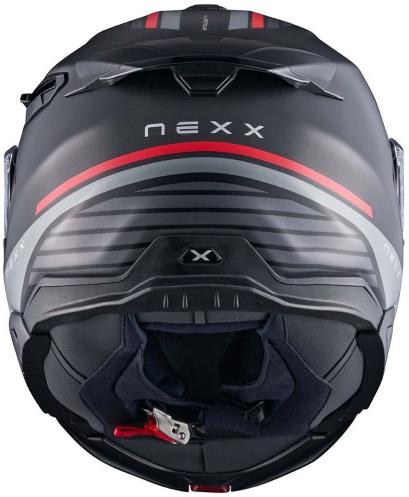 NexxMotorradCrosshelmHelmetXLifetourGlobeMt28991Black-Red-XS