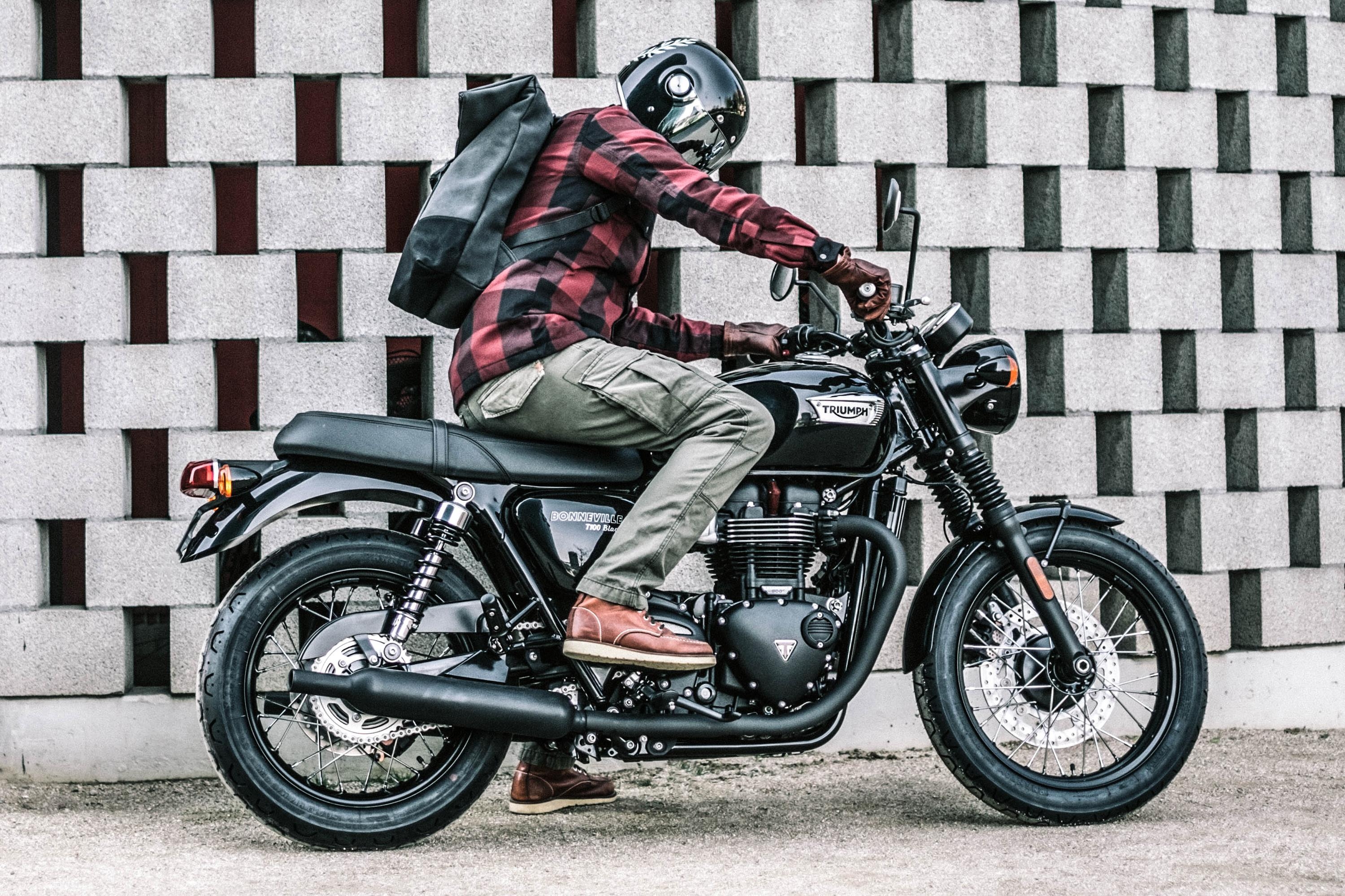 JohnDoeMotorradHemdLumberjackShirtRed-L