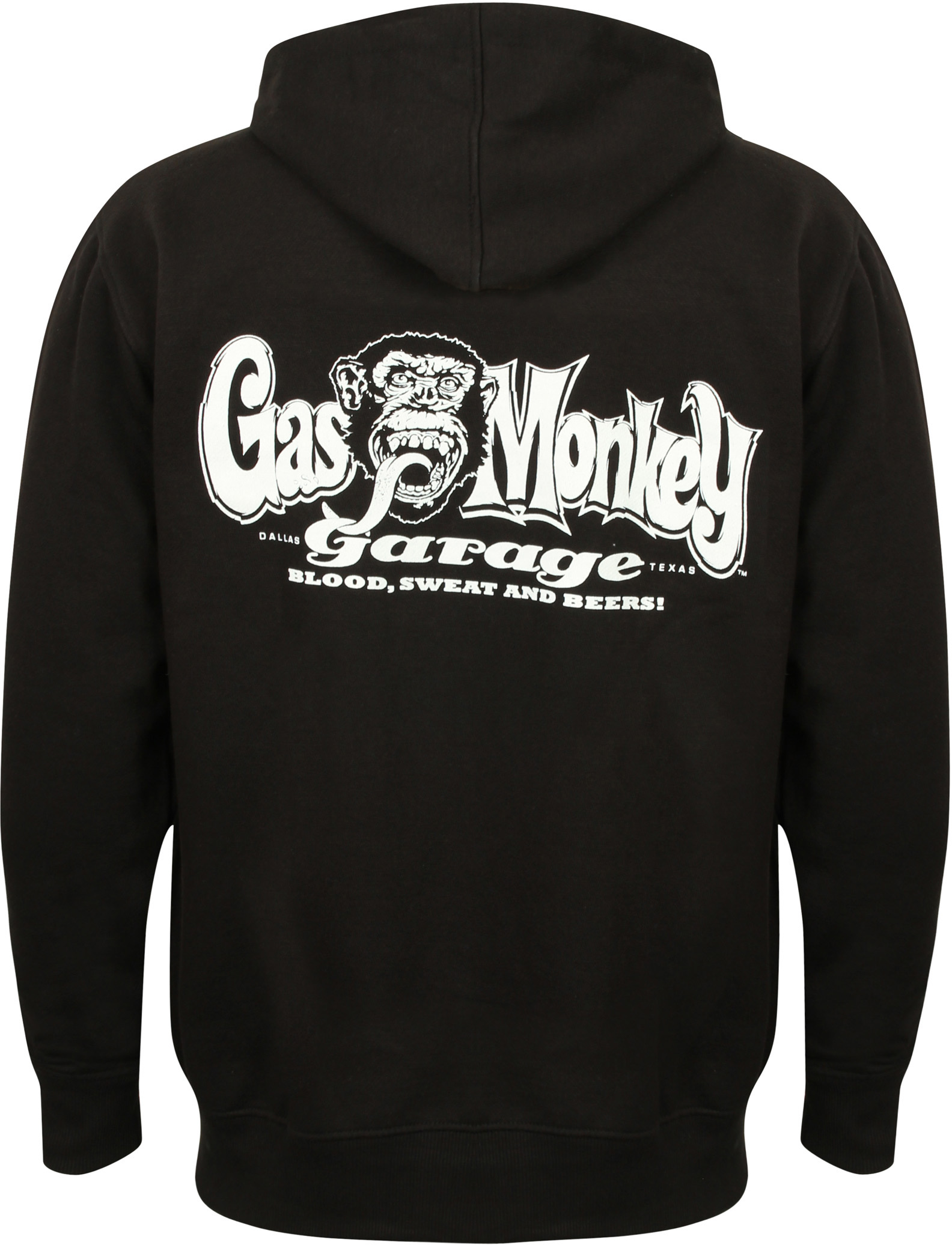 GasMonkeyGarageHoodieOGLogoZipBlack
