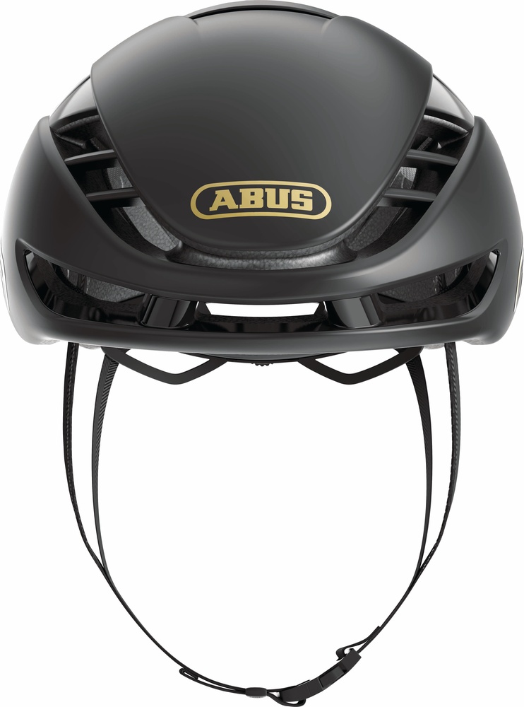 ABUSRoadFahrradhelmGAMECHANGER2098027BlackGold-L
