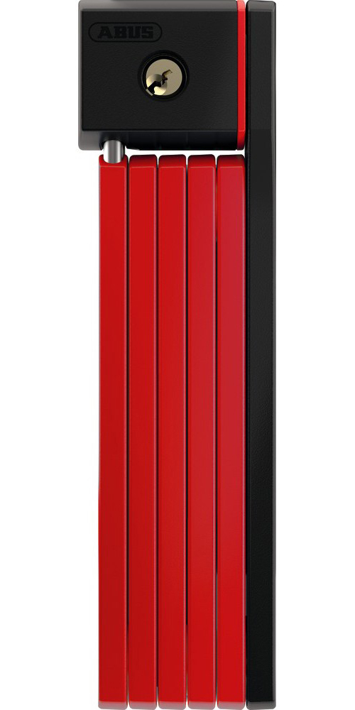 ABUSFahrradschlossBordouGripFaltschloss84428Rot