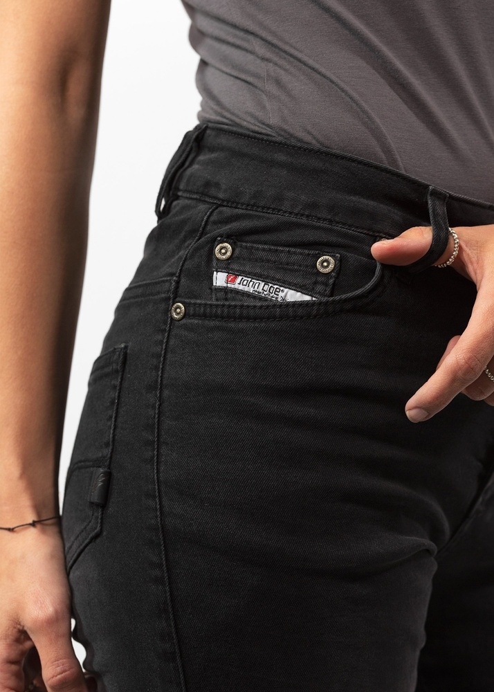 JohnDoeMotorradHosePantsBettyHighJeansBlack-W25-L32-XTM