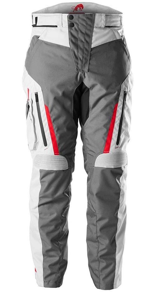 FuryganMotorradHosePantsKillington65099Grey-Pearl-Red-3XL