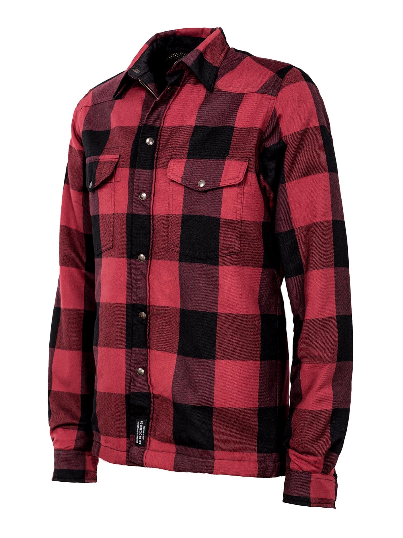 JohnDoeMotorradHemdLumberjackShirtRed-L