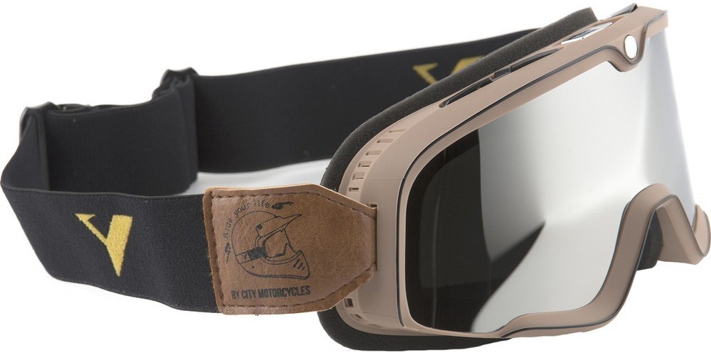 ByCityMotorradbrilleGogglesBrown