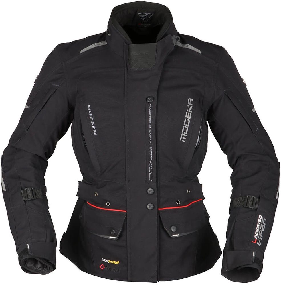 ModekaDamenMotorradJackeViperLTLady084571Schwarz-34