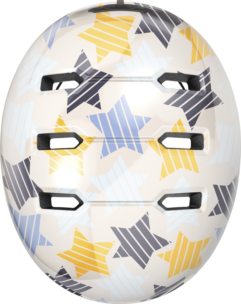 ABUSFahrradhelmUrbanSkurbKid04744-GreyStars-S