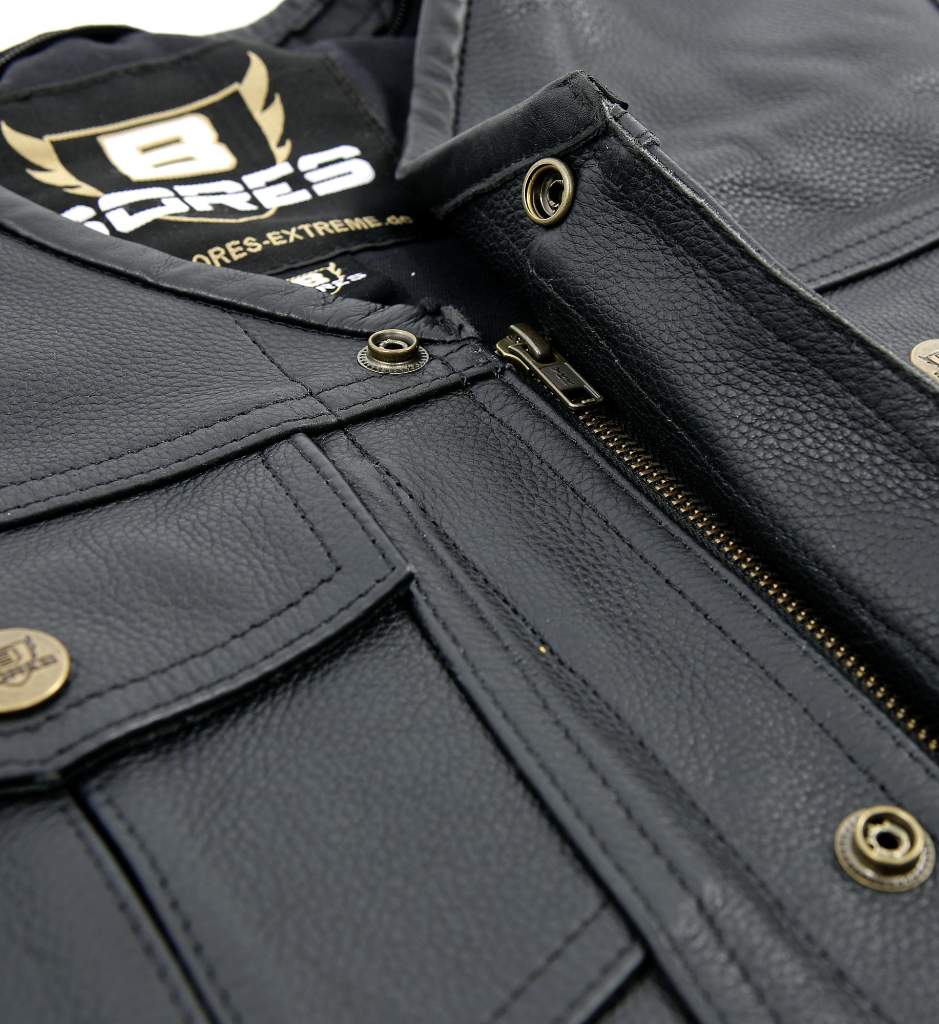 BoresWesteSunride6LederwesteJeans-OptikBlack-6XL