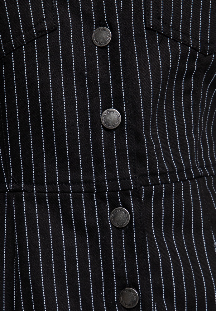 QueenKerosinDamenPinstripeRetroPencilKleidQKU46001