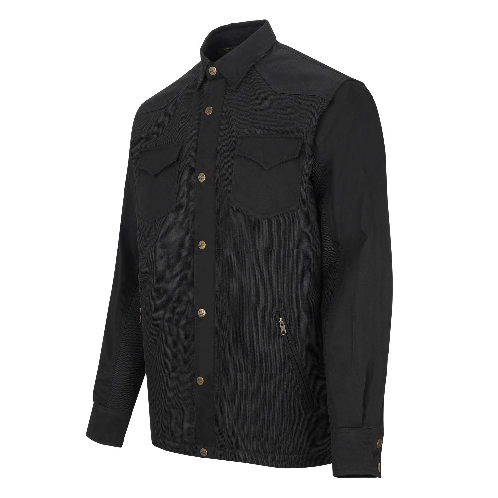 BoresMeshAramid-MotorradhemdDriver-ShirtSchwarz