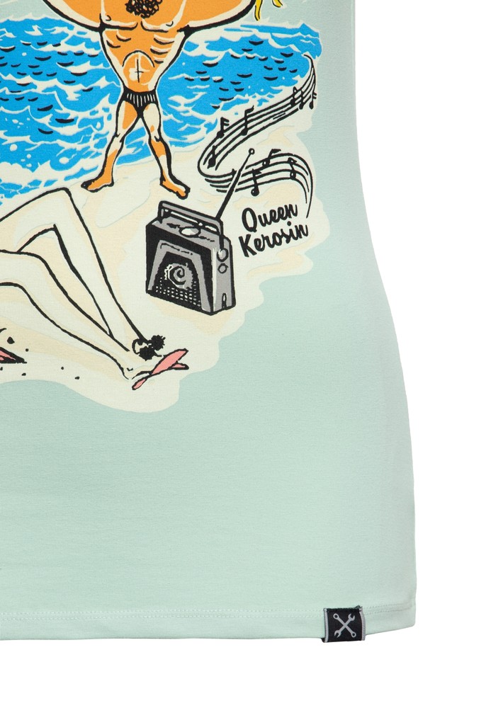 QueenKerosinDamenClassicT-ShirtGetoutofmysun