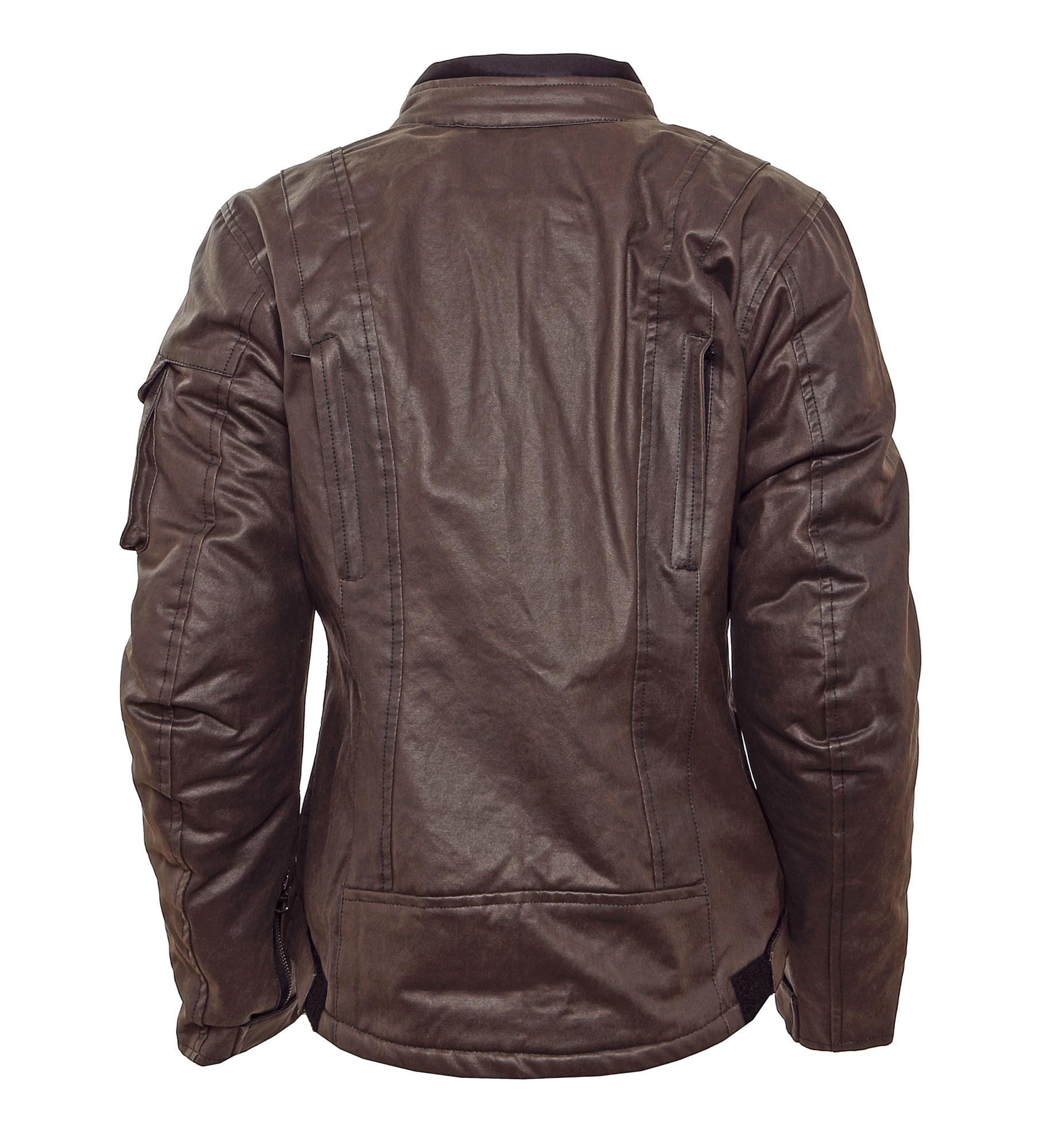 BoresFemaleJacketSonjaFrauenWachsjackelangBlack