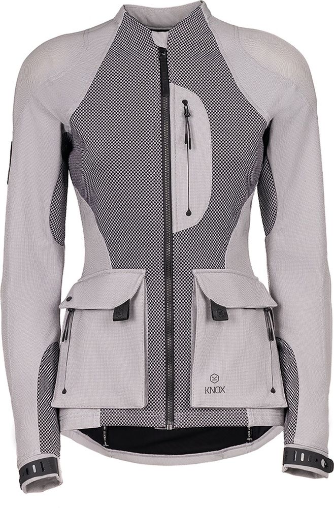 KnoxDamenMotorradJackeJacketTorWomen69201LightGrey-S10