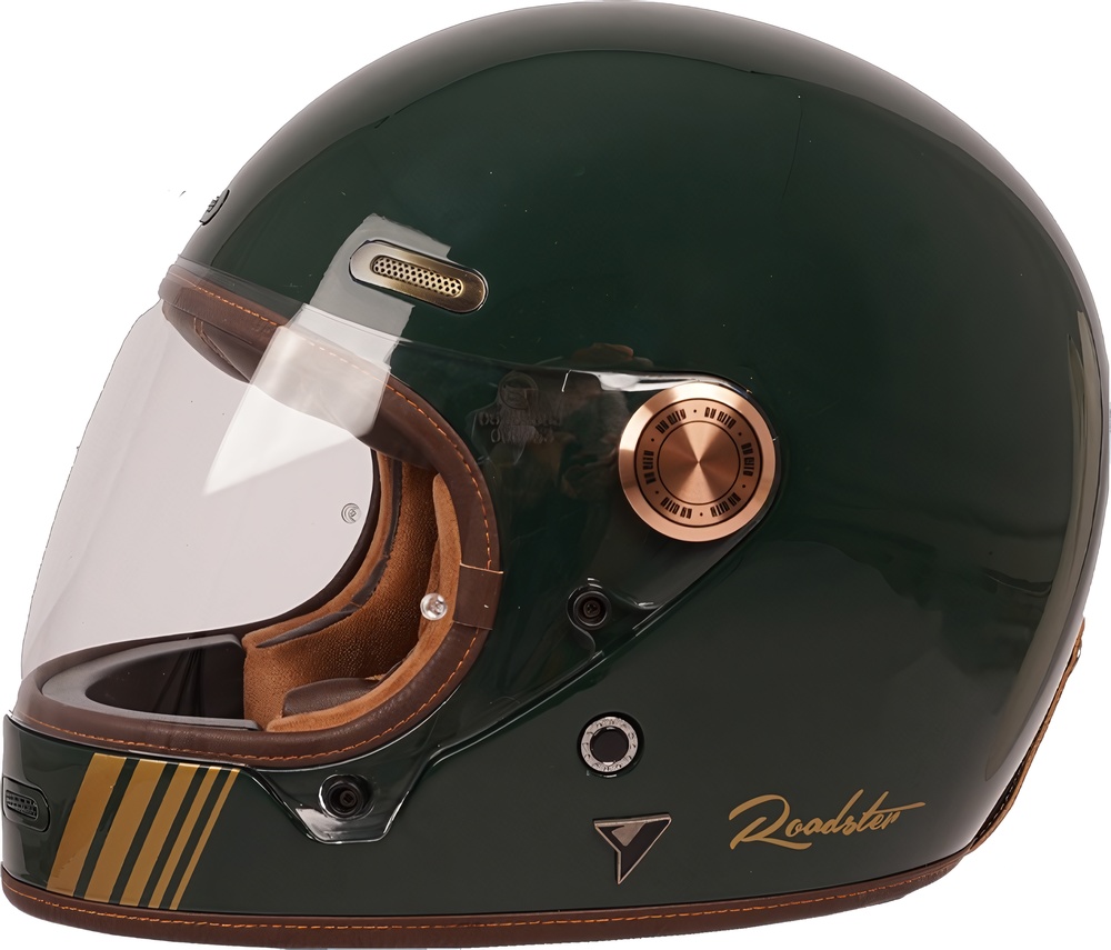 ByCityMotorradIntegralhelmRoadsterIiiHelmetBYC0082DarkGreen-XS