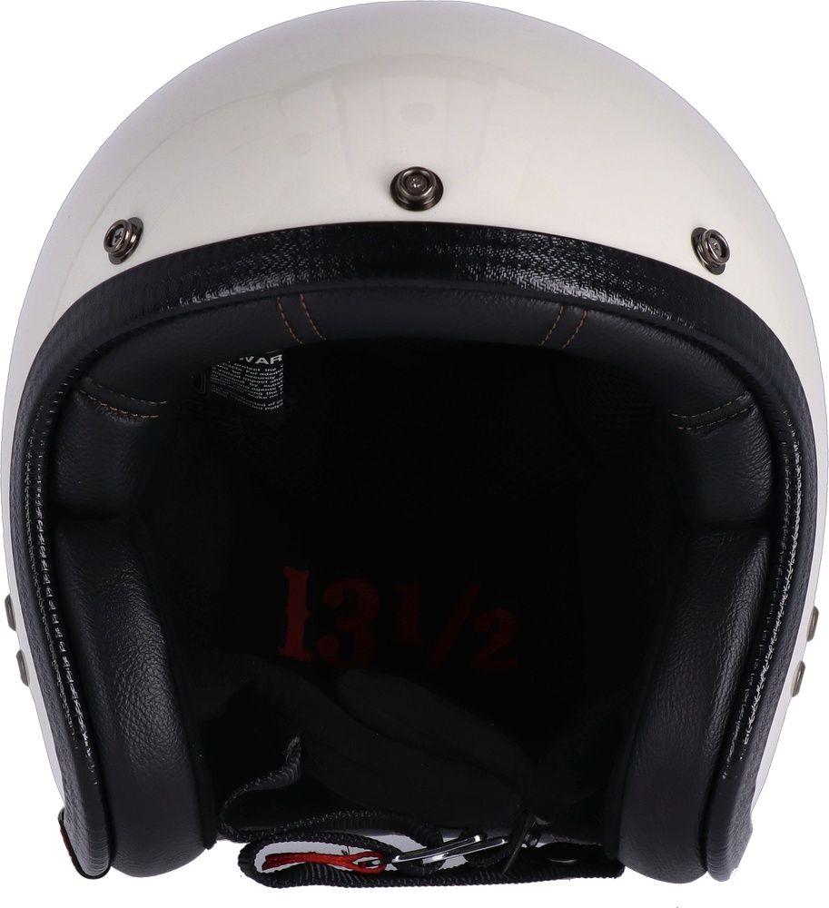 1312MotorradJethelmSkullBucketHelmetDRE0037VintageWhite-XS