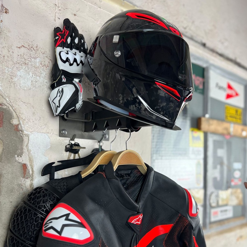 GraySteelWandhalterungGraySteelX7HelmetGearWallMount35100