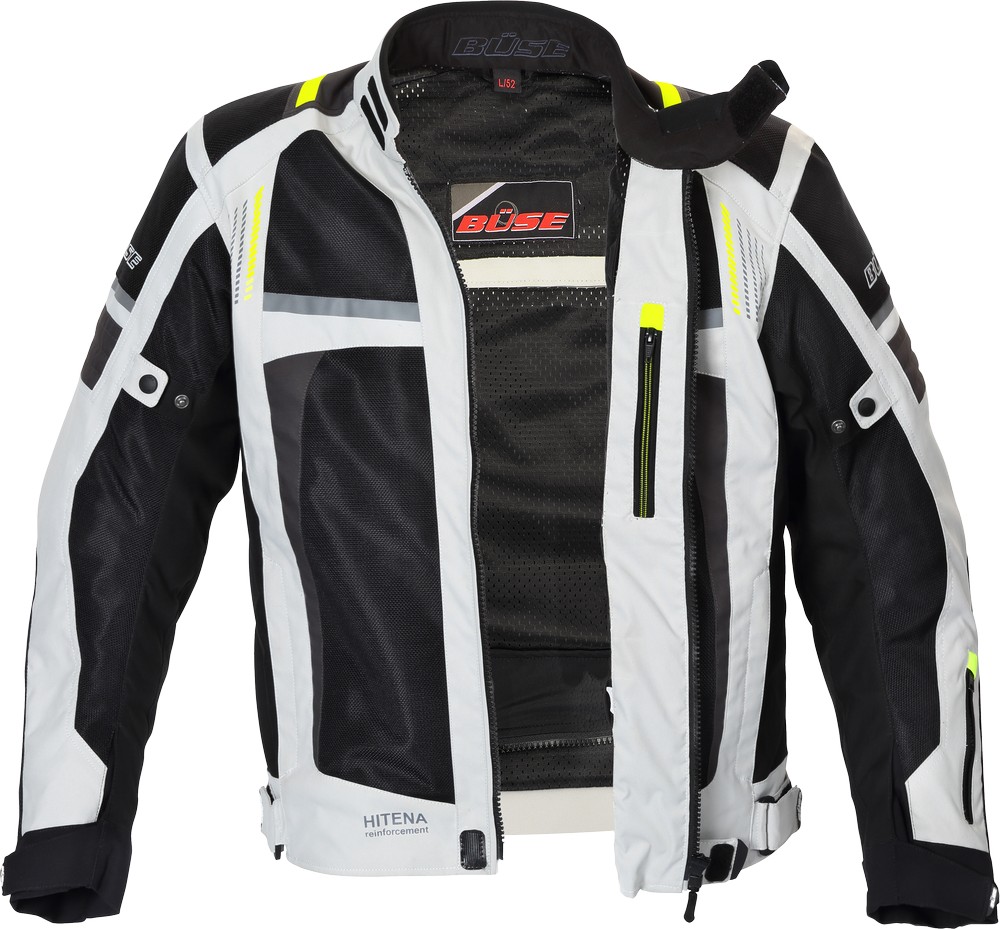 BseMotorradTextiljackeLivornoBU-11444Hellgrau-L