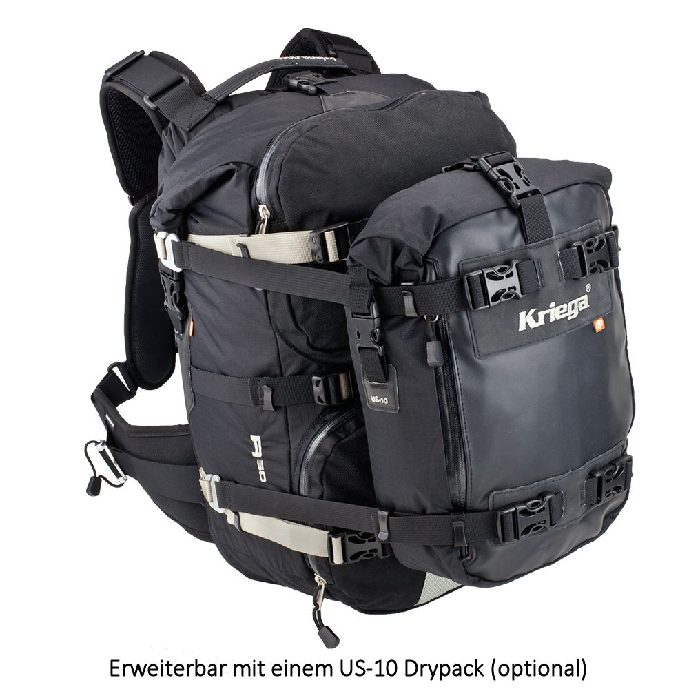 KriegaTascheR30RucksackBlack