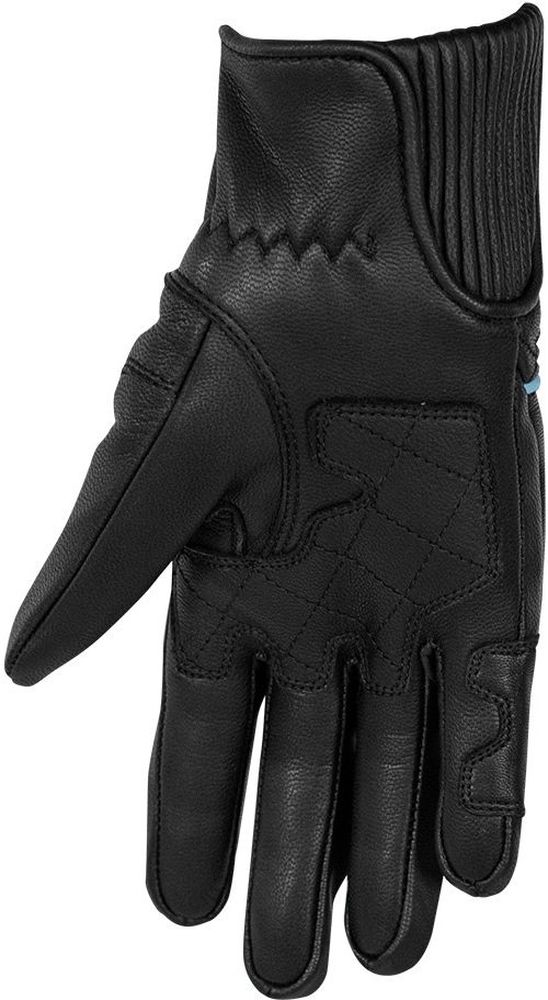 RustyStitchesMotorradHandschuheGlovesLi68395Black-PastelBlue-XS