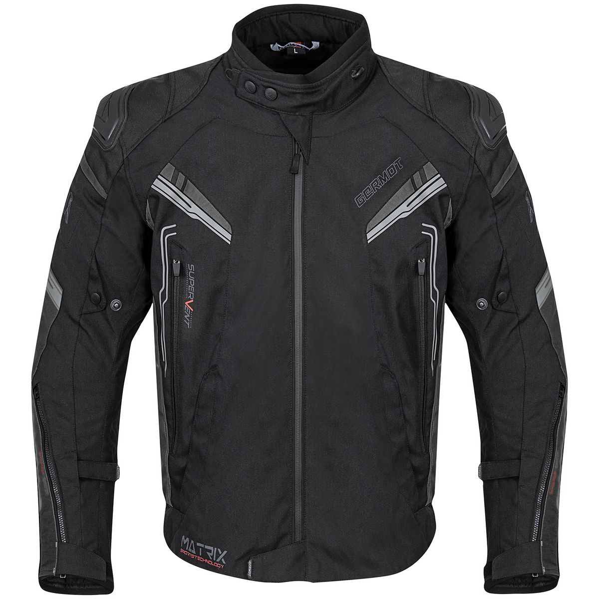 GermotJackeTextiljackeMatrixBlackGray