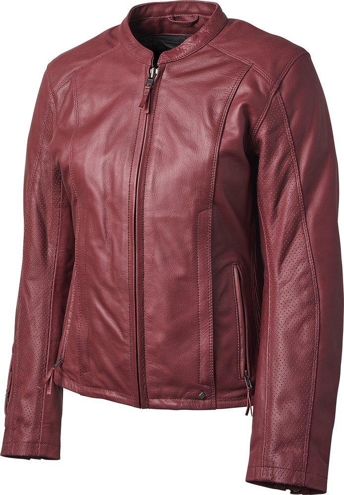 RolandSandsDesignDamenMotorrad-JackeArgonne74Merlot-XS