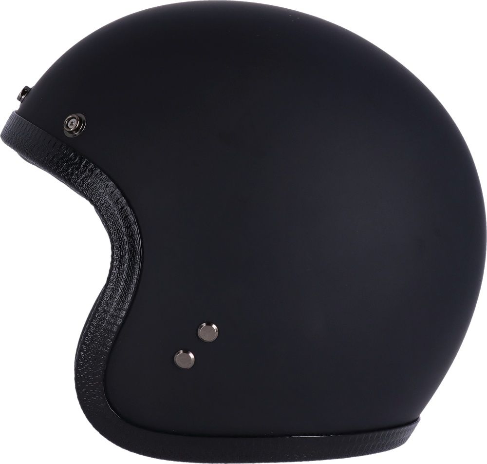 1312MotorradJethelmSkullBucketHelmetDRE0037MatteBlack-XS